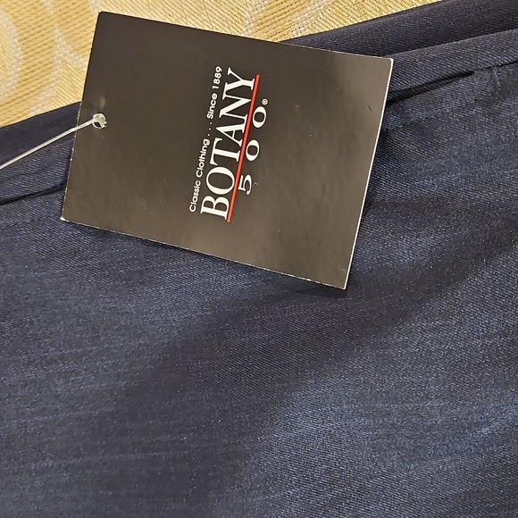 Botany 500 NWT Dress Pants 46x28 navy blue mens slacks - Picture 2 of 6